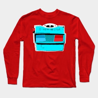 View-Master 3D Glasses in Electric Blue Long Sleeve T-Shirt